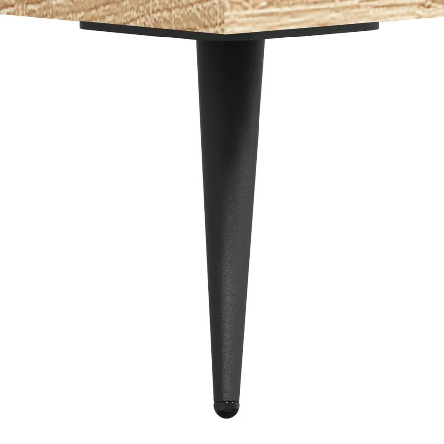 Meuble TV chêne sonoma 102x36x50 cm bois d'ingénierie - 10