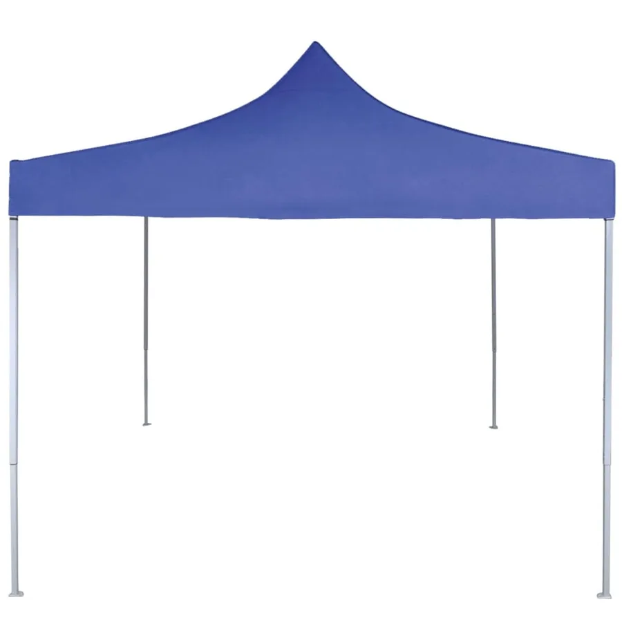 Tente de réception pliable 2x2 m acier bleu - 2