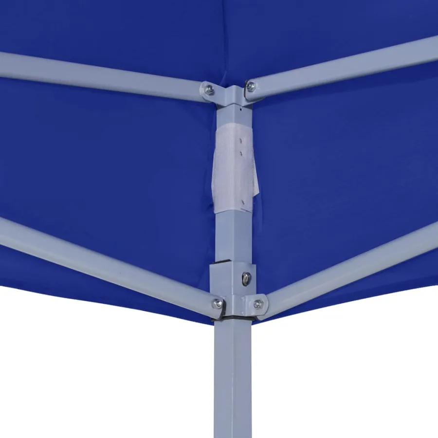 Tente de réception pliable 2x2 m acier bleu - 3