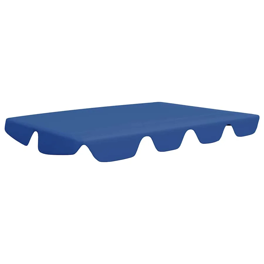 Toit de rechange de balançoire bleu 150/130x105/70 cm - 2