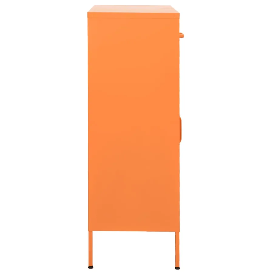 Armoire de rangement Orange 80x35x101,5 cm Acier - 4