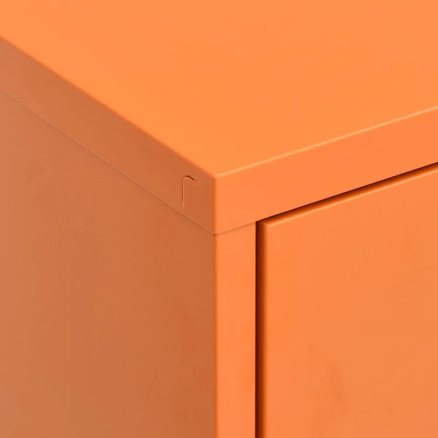Armoire de rangement Orange 80x35x101,5 cm Acier - 7