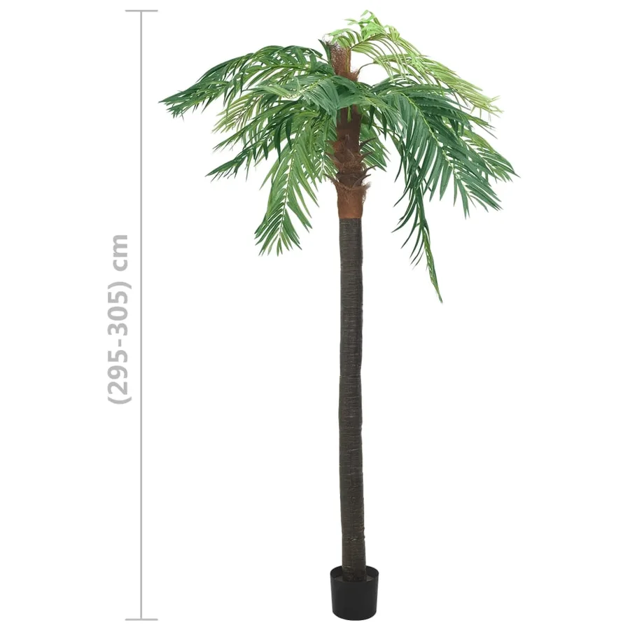 Palmier Phoenix artificiel avec pot 305 cm Vert - 6
