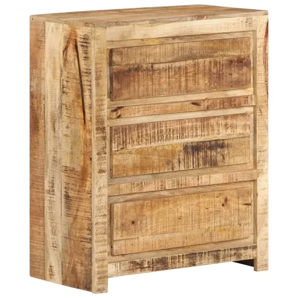 Armoire à tiroirs 60x33x75 cm Bois massif de manguier