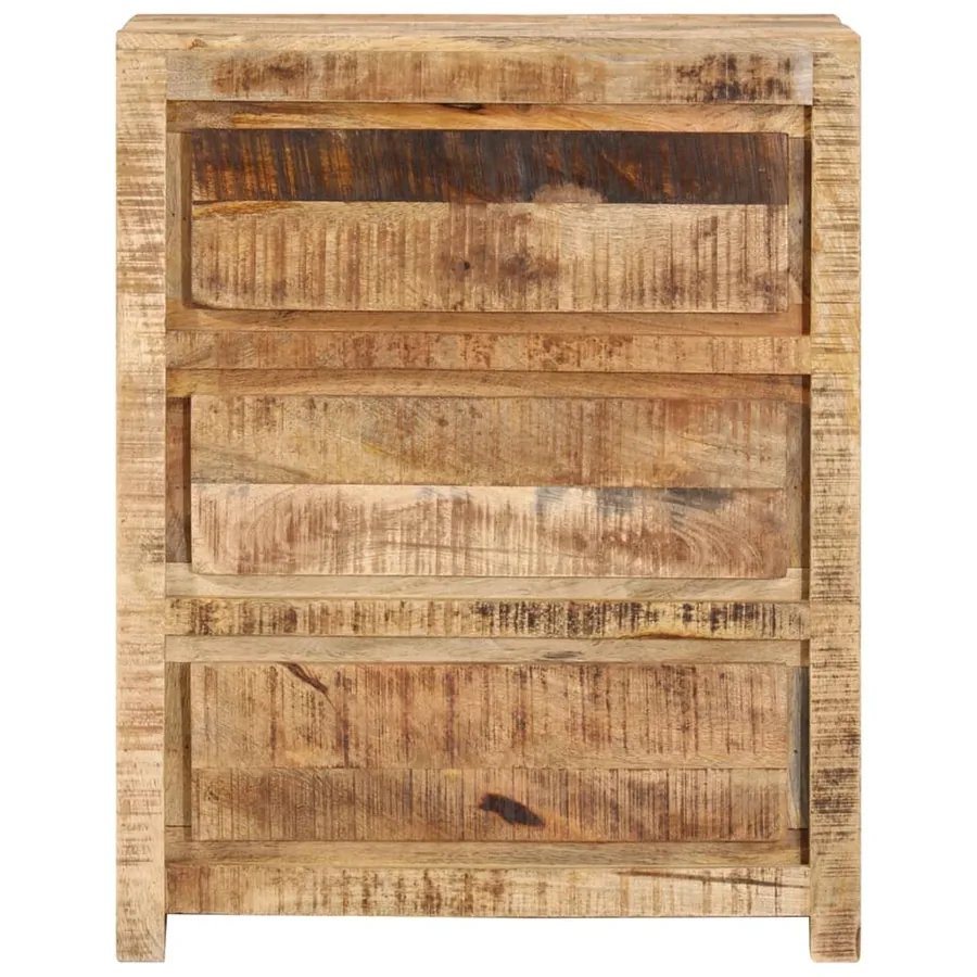 Armoire à tiroirs 60x33x75 cm Bois massif de manguier - 2