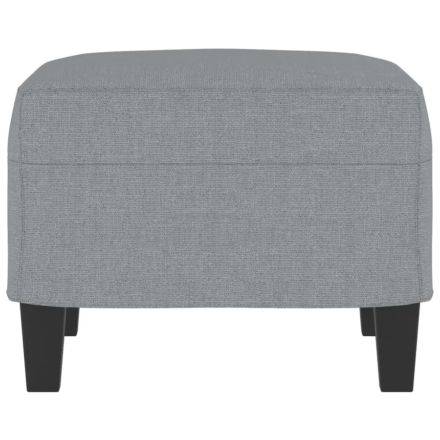 Repose-pied Gris clair 60x50x41 cm Tissu - 4