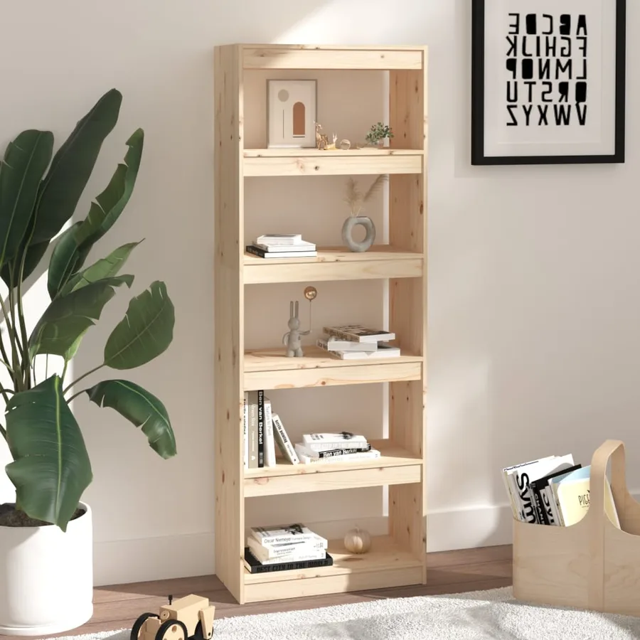 Bibliothèque/Séparateur de pièce 60x30x167,5 cm pin massif - 6