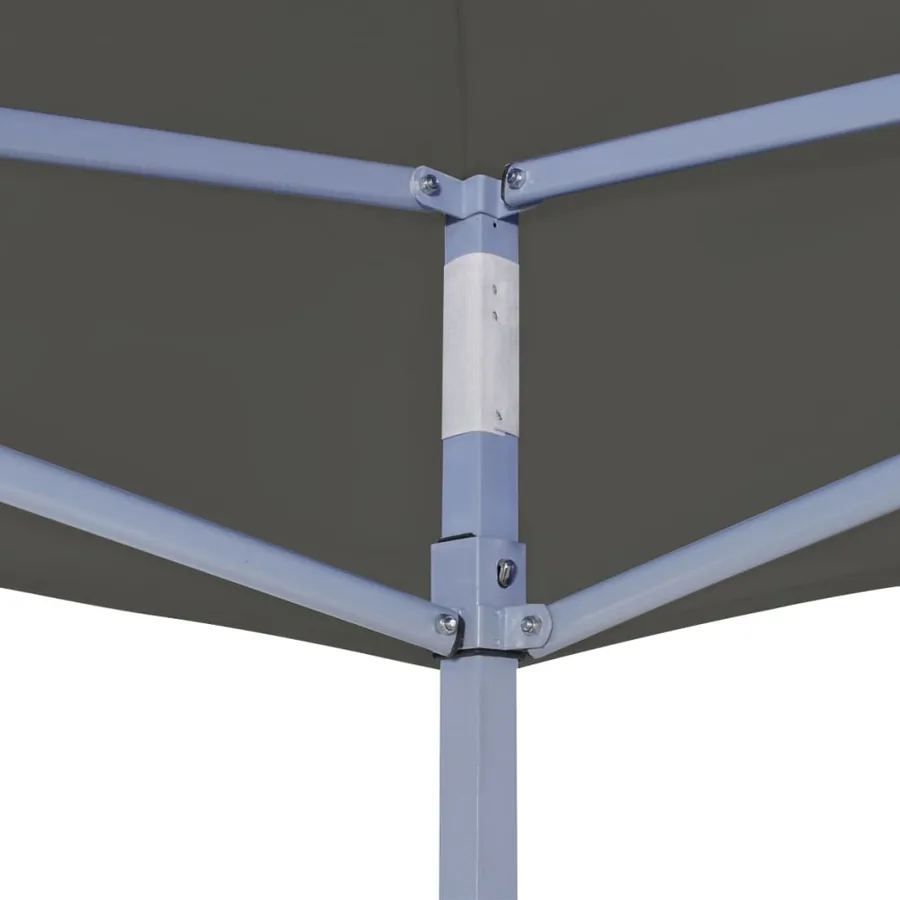 Tente de réception escamotable 3 x 3 m Anthracite - 3
