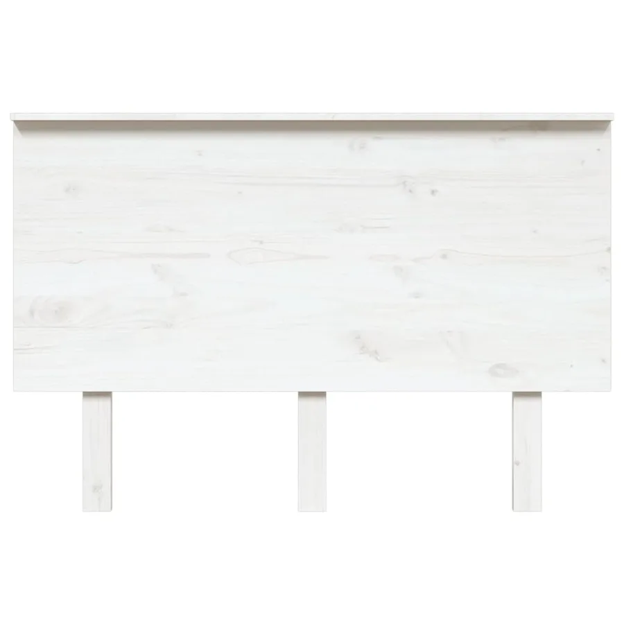 Tête de lit Blanc 124x6x82,5 cm Bois massif de pin - 3