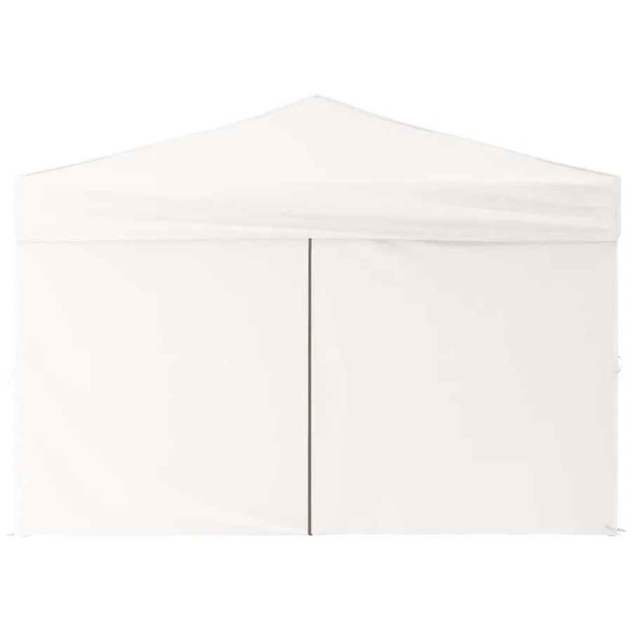 Tente de réception pliable avec parois Blanc 3x3 m - 4