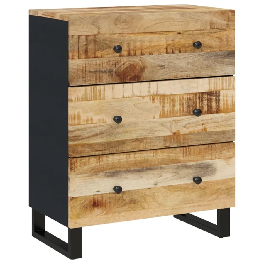 Buffet 60x33x75 cm Bois massif de manguier - 2