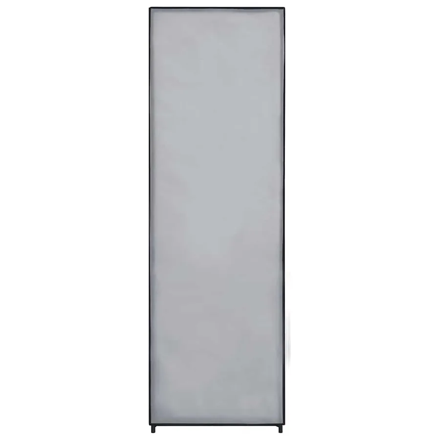 Garde-robe Gris 87 x 49 x 159 cm Tissu - 5