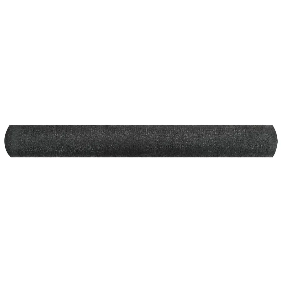 Filet brise-vue Noir 1,5x25 m PEHD 195 g/m² - 2