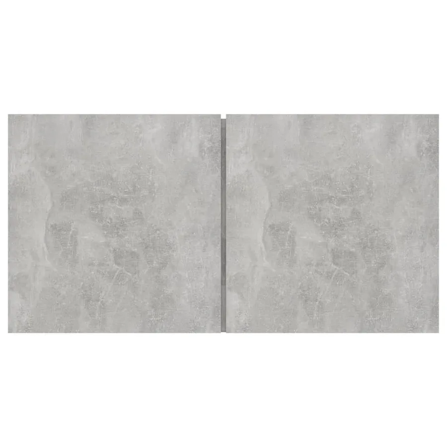 Ensemble de meubles TV 6 pcs Gris béton Bois d'ingénierie - 7