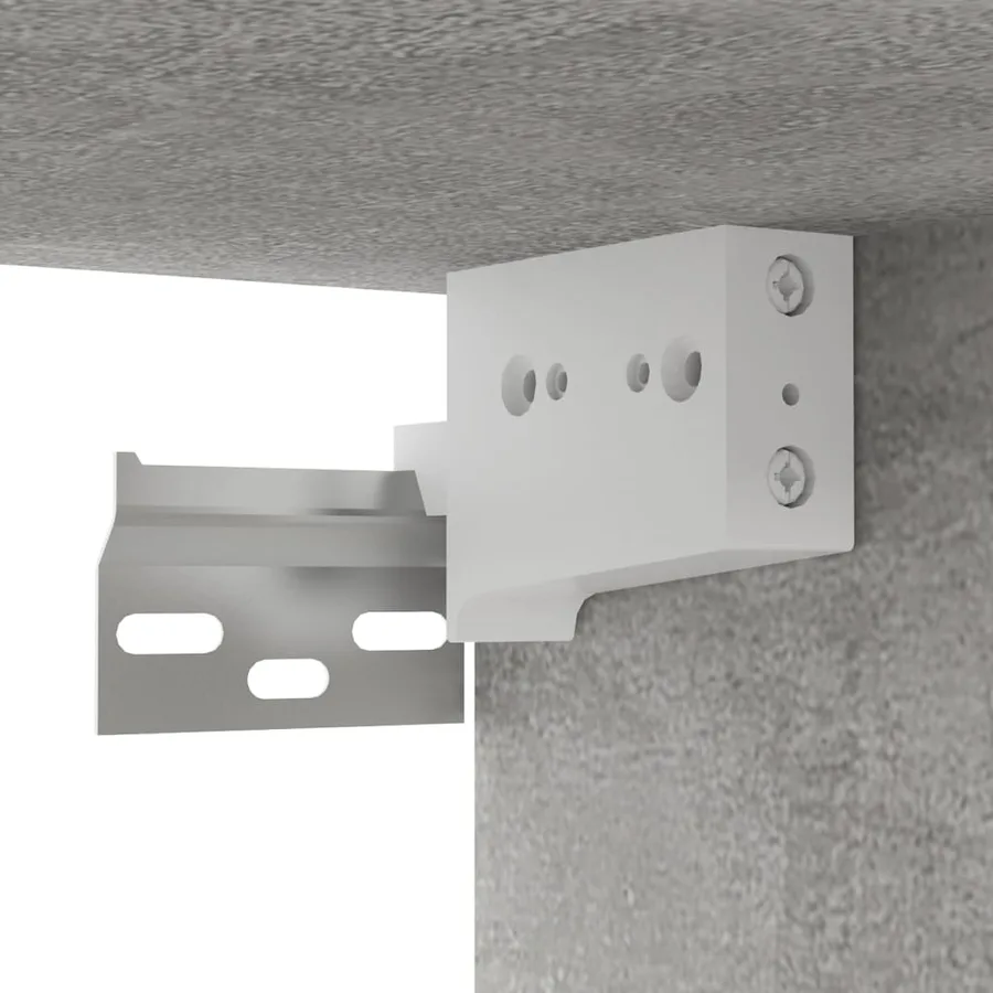 Ensemble de meubles TV 6 pcs Gris béton Bois d'ingénierie - 8