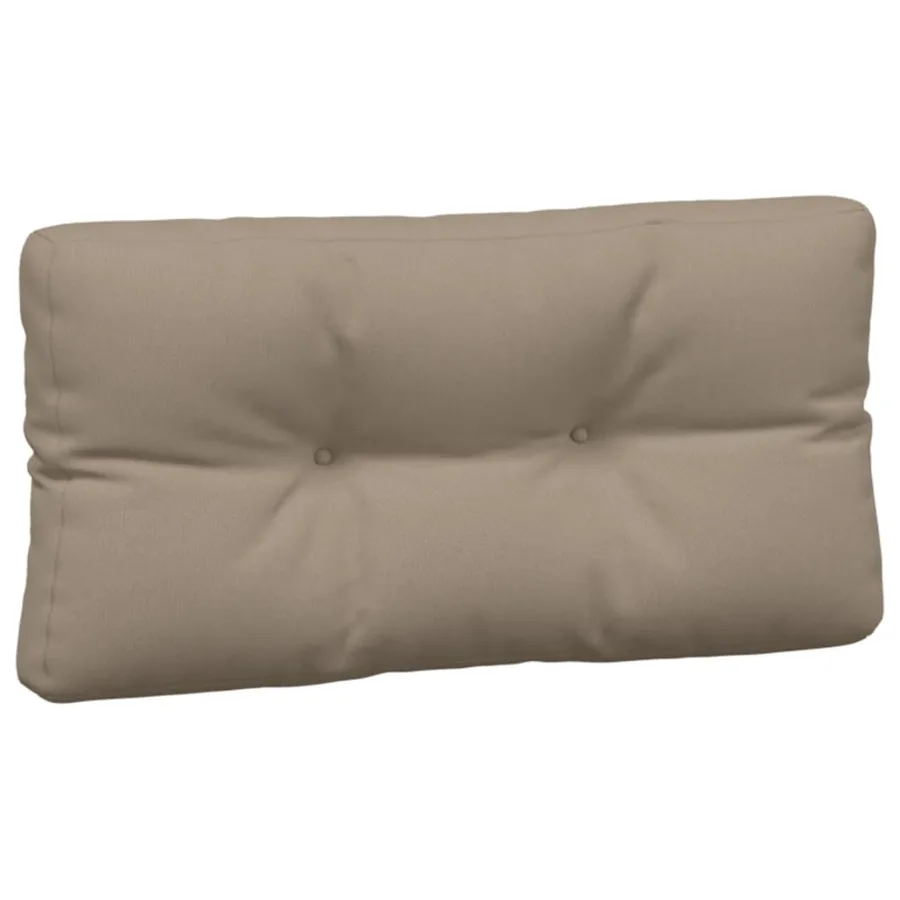 Coussins de palette lot de 7 taupe tissu - 6