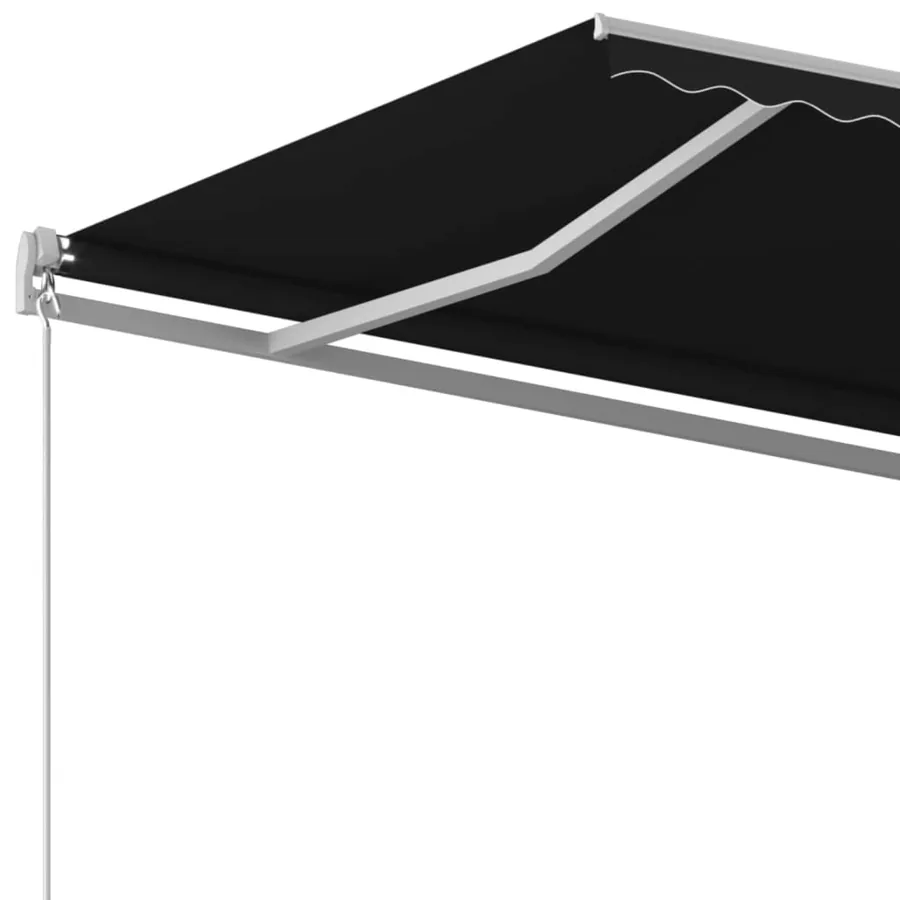 Auvent manuel rétractable 600x350 cm Anthracite - 4