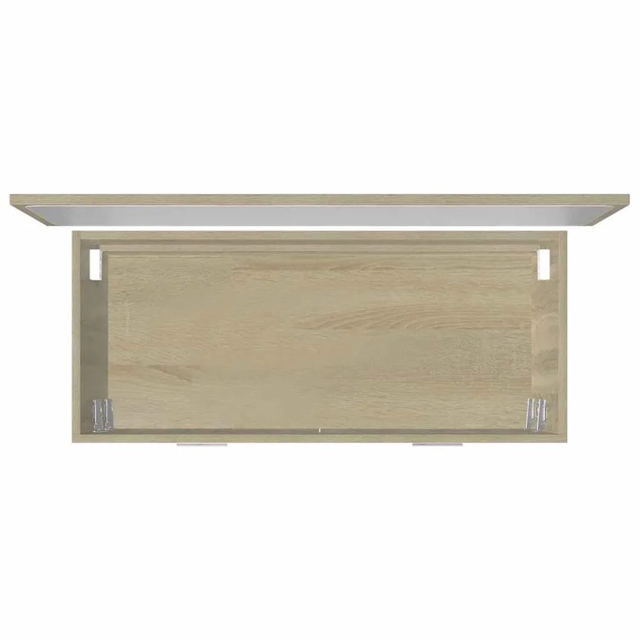Ensemble de meubles de salle de bain 2 pcs chêne sonoma - 15