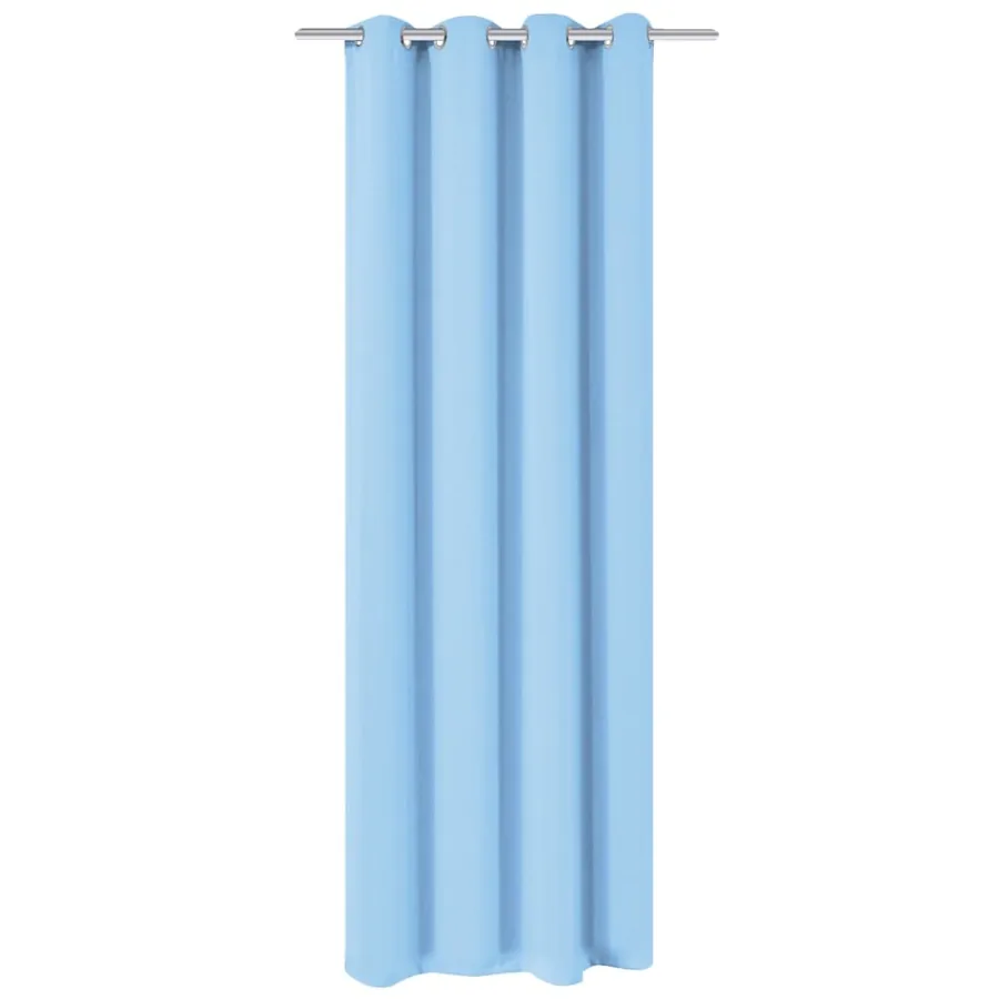 Rideau occultant avec œillets métalliques 270 x 245 cm Turquoise