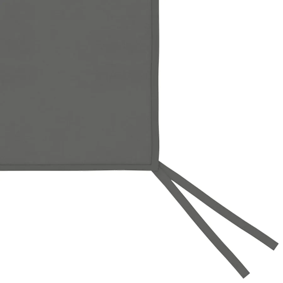 Paroi latérale de belvédère avec fenêtres 6x2 m Anthracite - 3