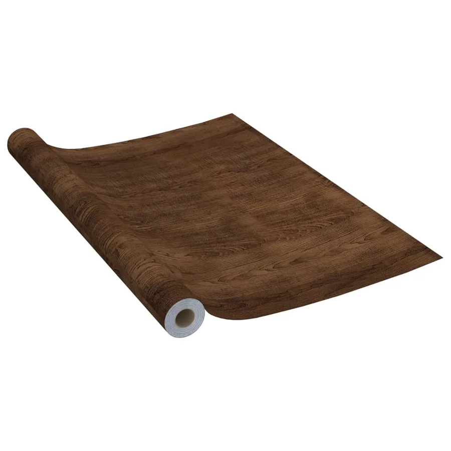 Films autoadhésifs pour meubles 2 pcs Chêne foncé 500x90 cm PVC - 4