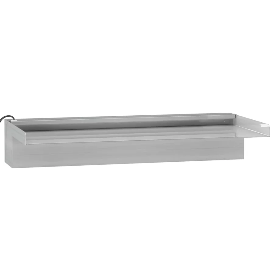 Déversoir pour cascade avec LED RVB Inox 45 cm - 6