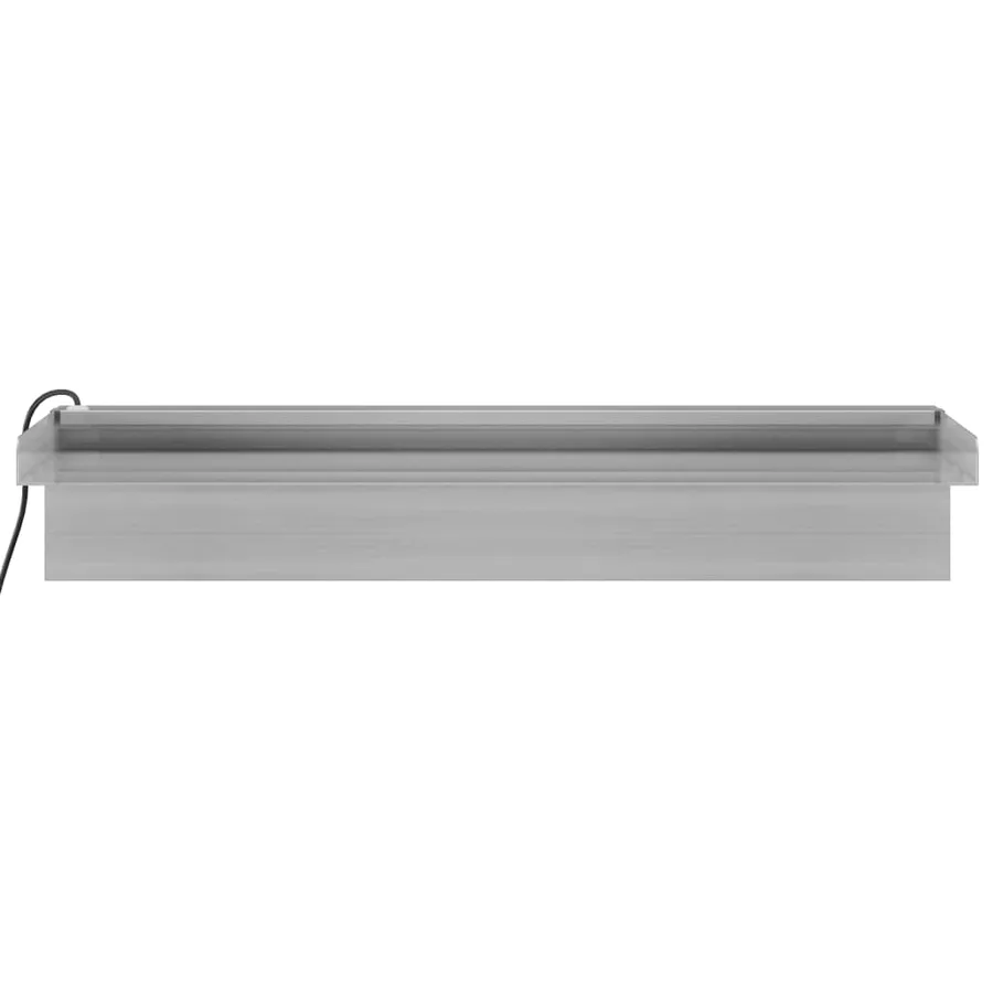 Déversoir pour cascade avec LED RVB Inox 45 cm - 8