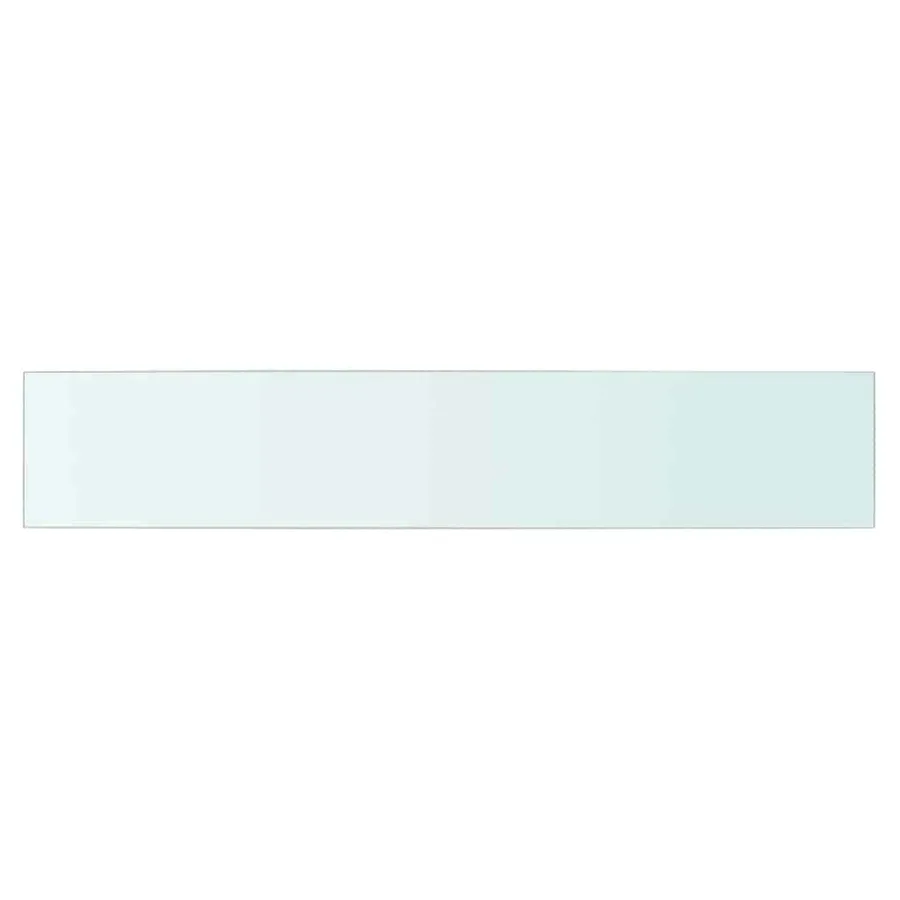 Panneau pour étagère Verre transparent 80 x 15 cm - 2