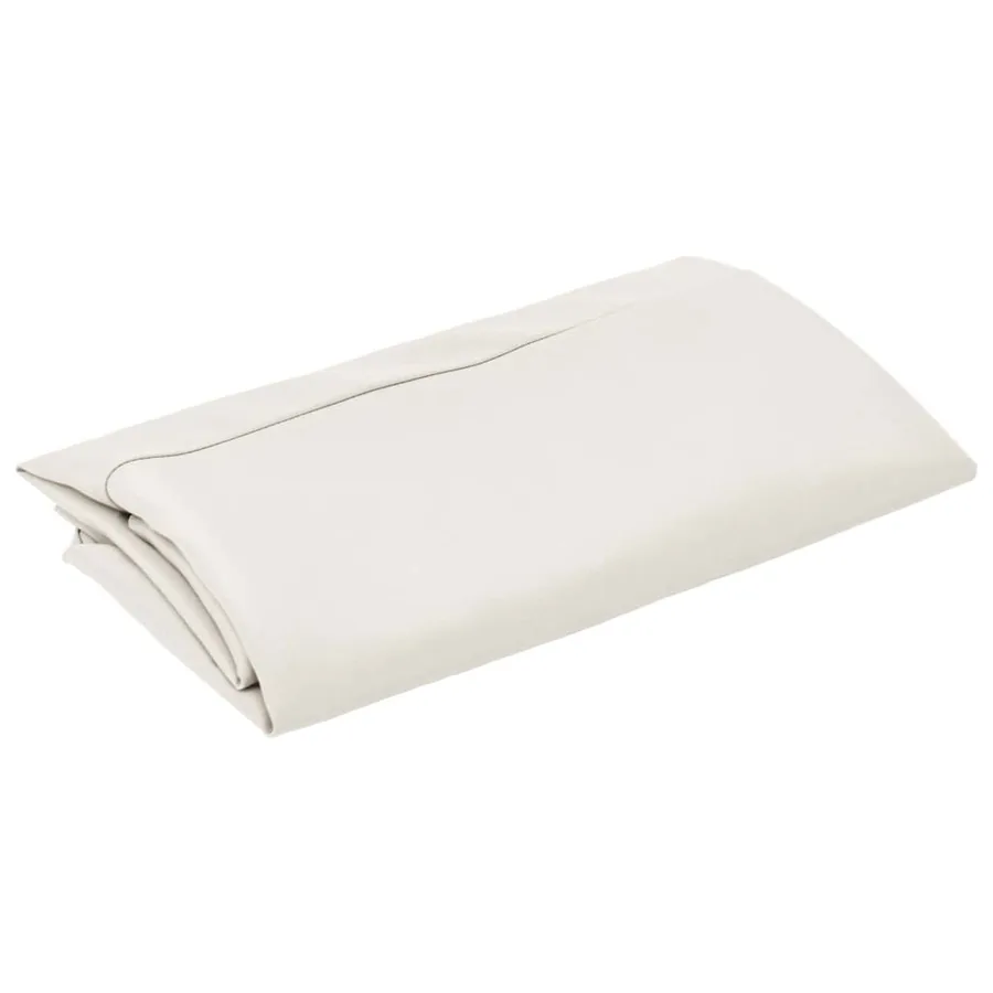 Tissu de remplacement pour parasol déporté Blanc sable 350 cm - 3