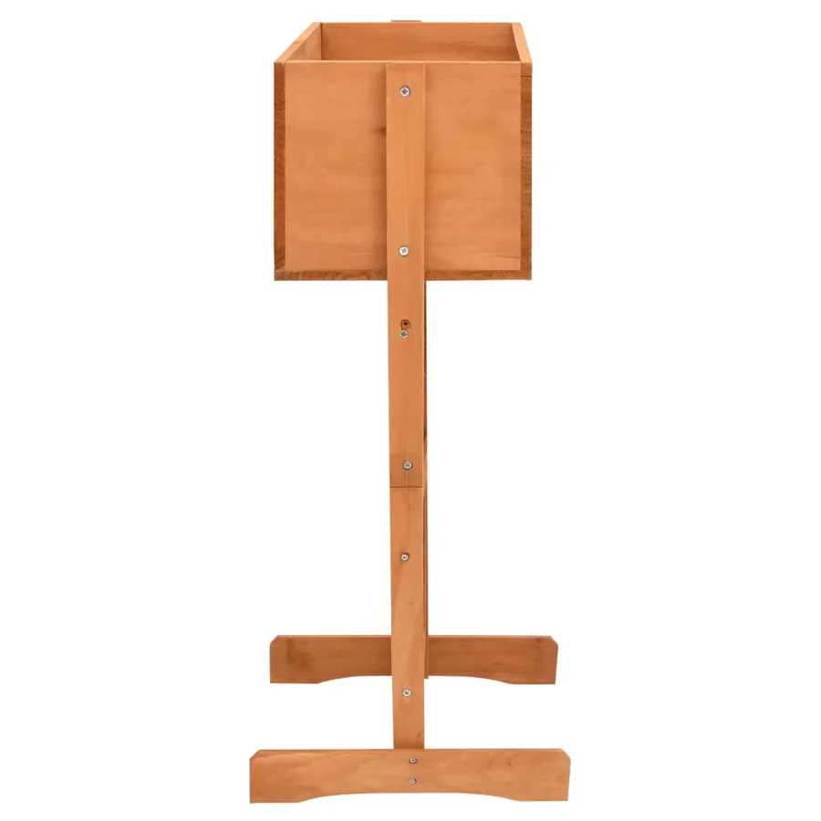 Jardinière à treillis de jardin Orange 45x30x74cm Bois de sapin - 3