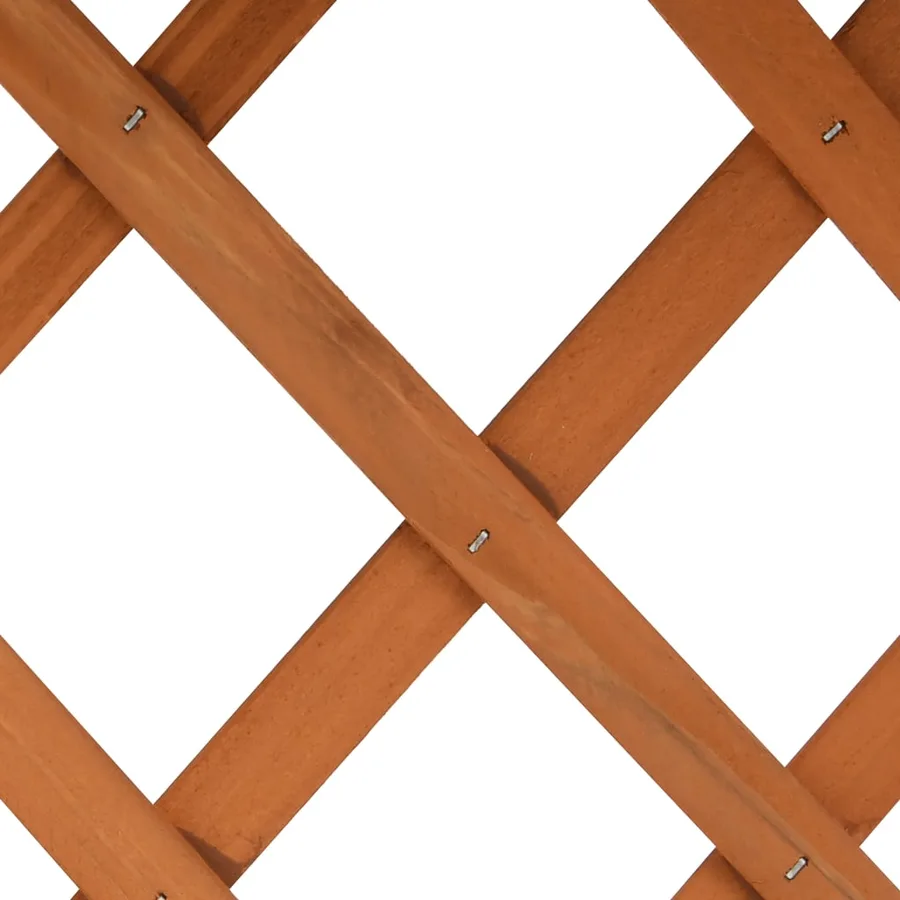Jardinière à treillis de jardin Orange 45x30x74cm Bois de sapin - 5