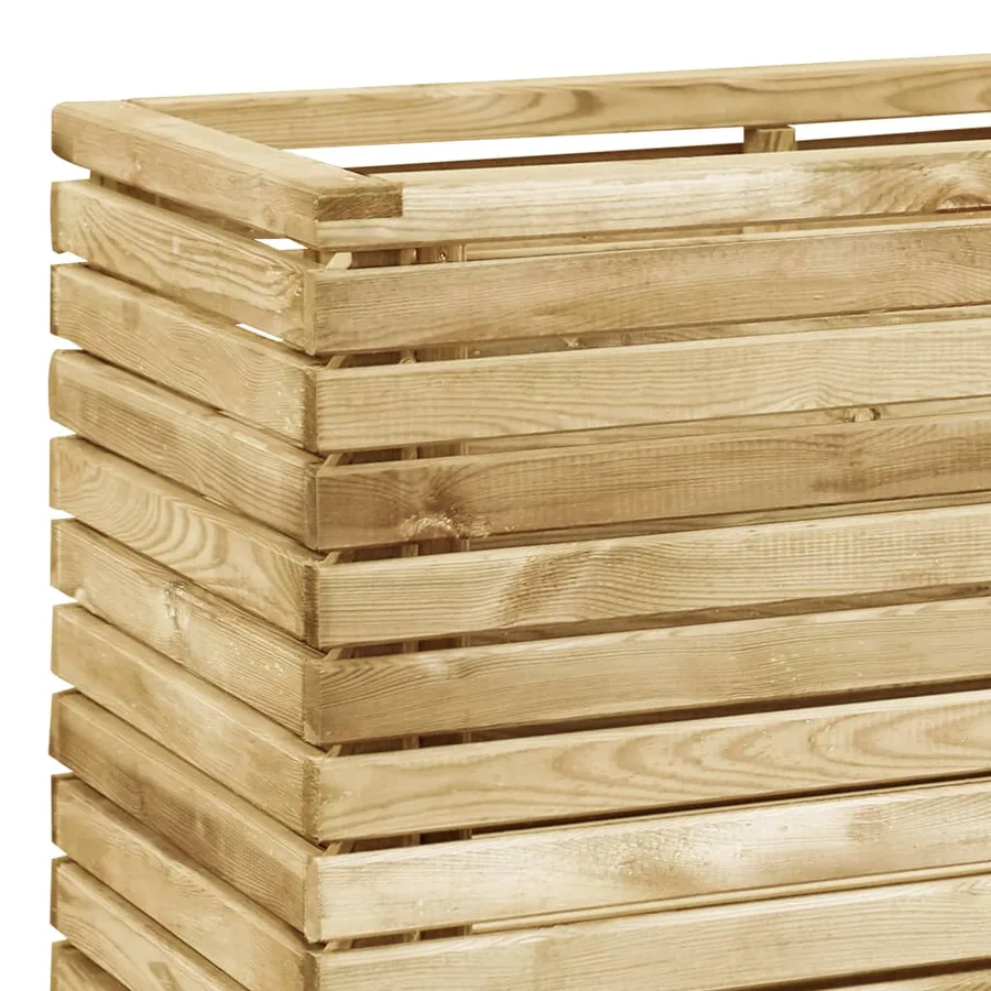 Lit surélevé 100x50x100 cm Bois de pin imprégné - 4