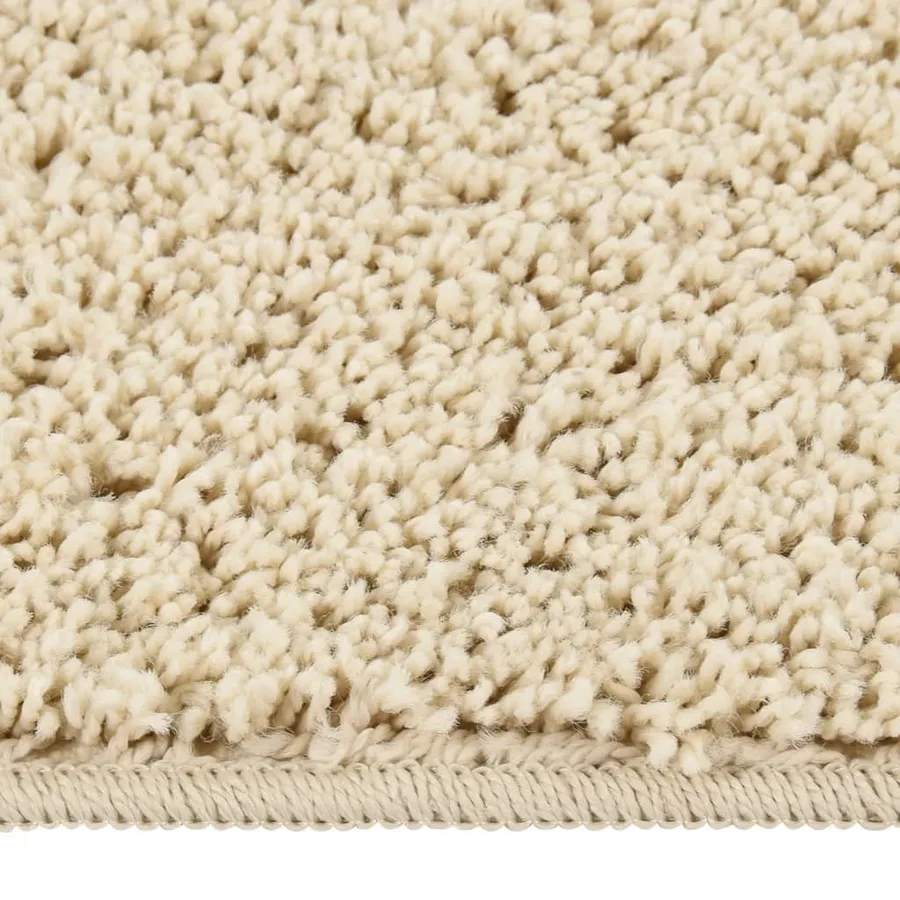 Tapis shaggy antidérapant Crème 200x290 cm - 2