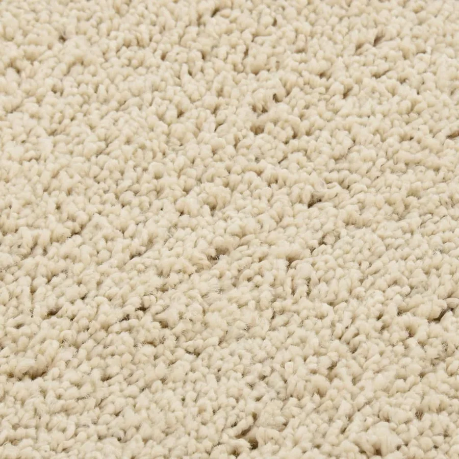 Tapis shaggy antidérapant Crème 200x290 cm - 4