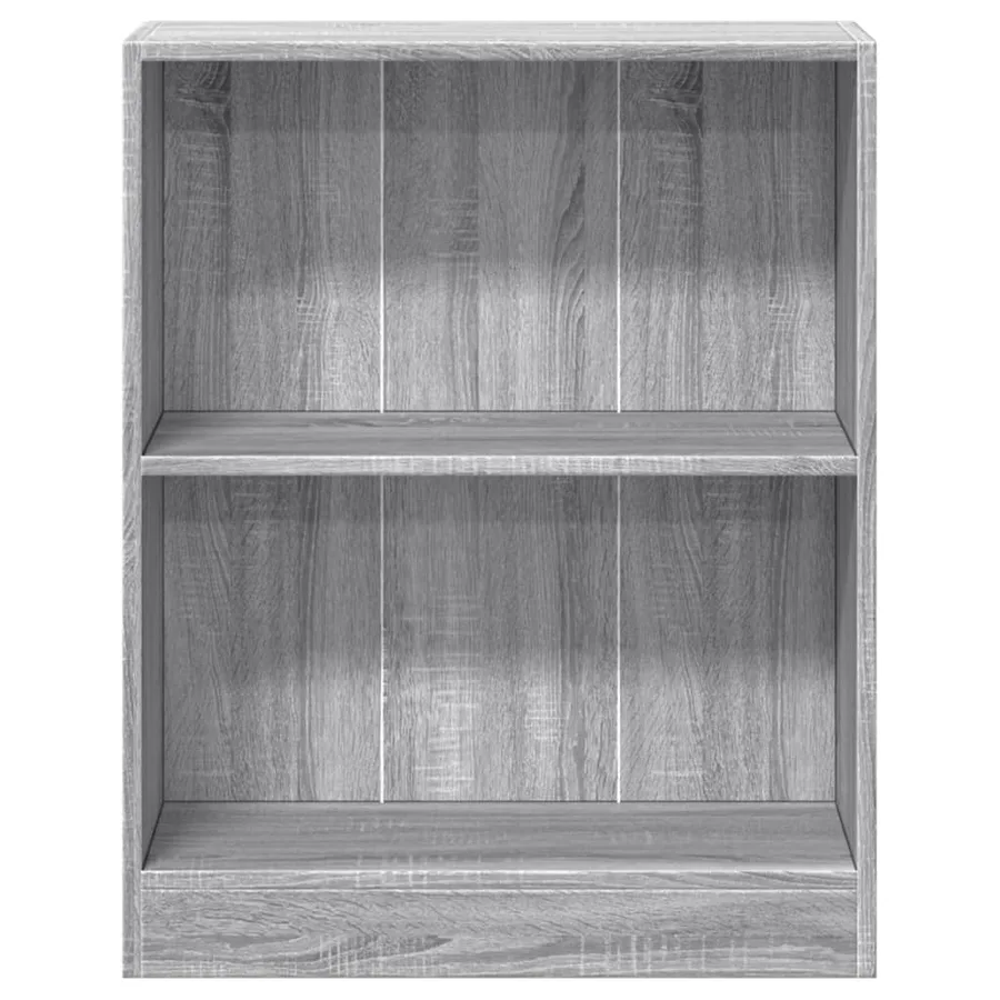 Bibliothèque Sonoma gris 60x24x76 cm Bois d'ingénierie - 4