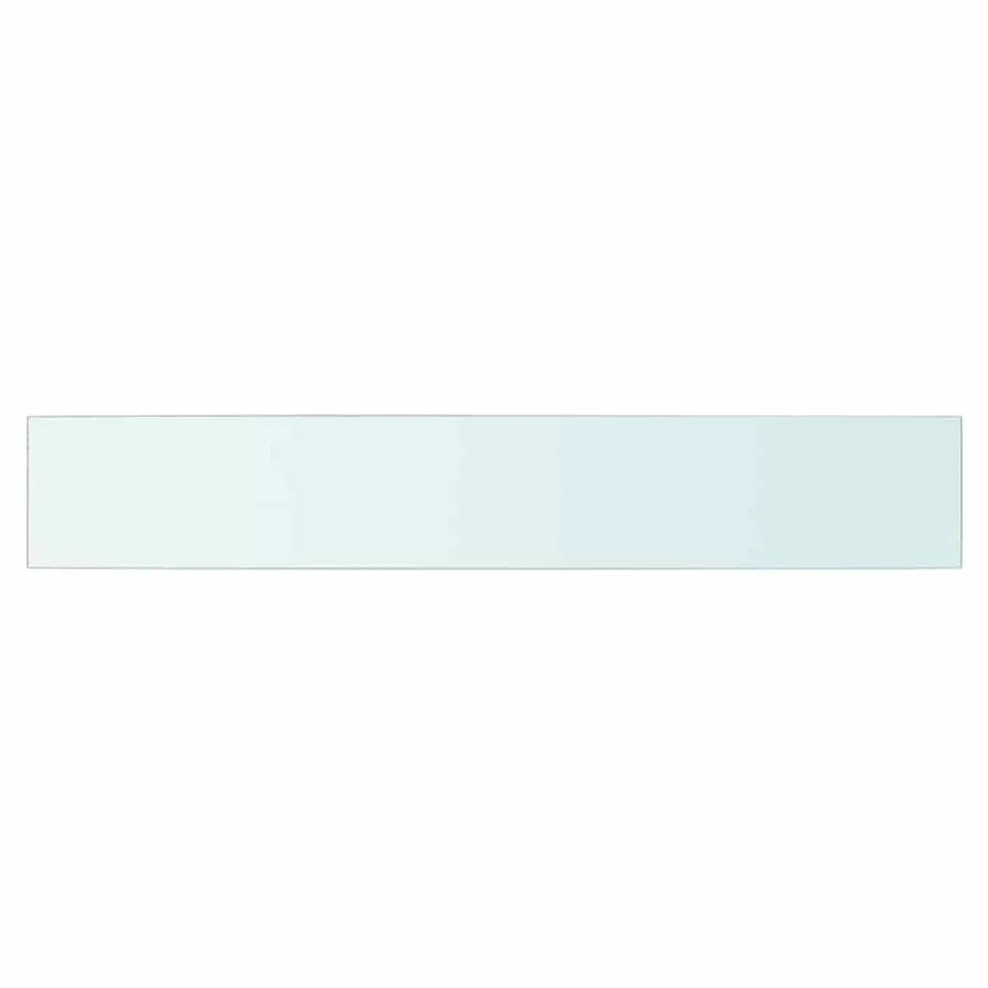 Panneau d’étagère Verre transparent 90 x 15 cm - 2