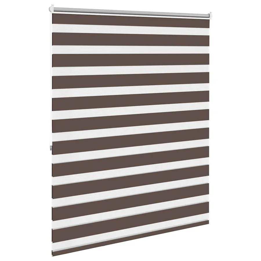 Store vénitien Zebra 140,9 x 175 cm, largeur du tissu 136,7 cm, couleur café - 4