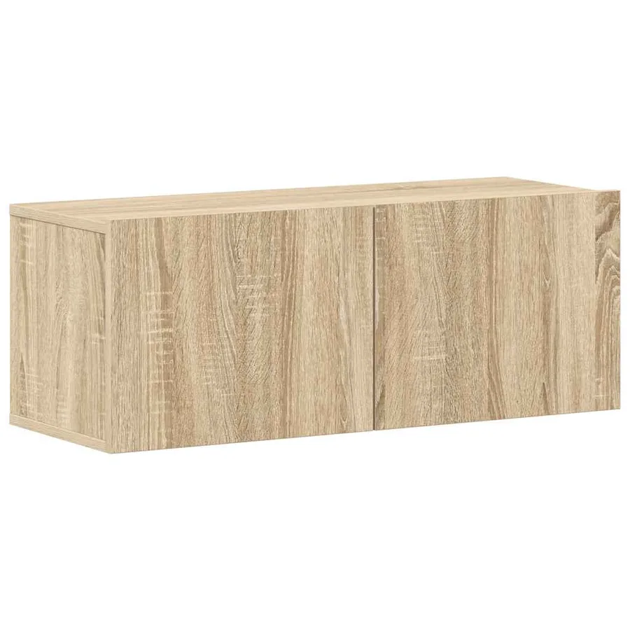Ensemble de meubles TV 4 pcs Chêne sonoma Bois d'ingénierie - 6