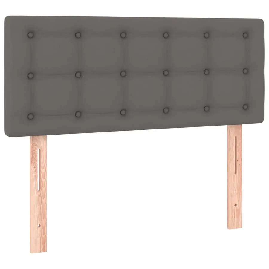Tête de lit Gris 80x5x78/88 cm Similicuir - 2