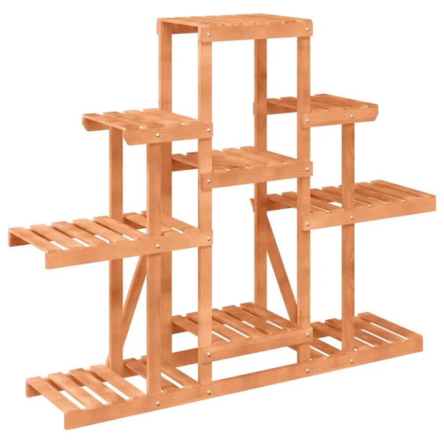 Support à fleurs 110x25x96 cm bois massif de sapin - 4