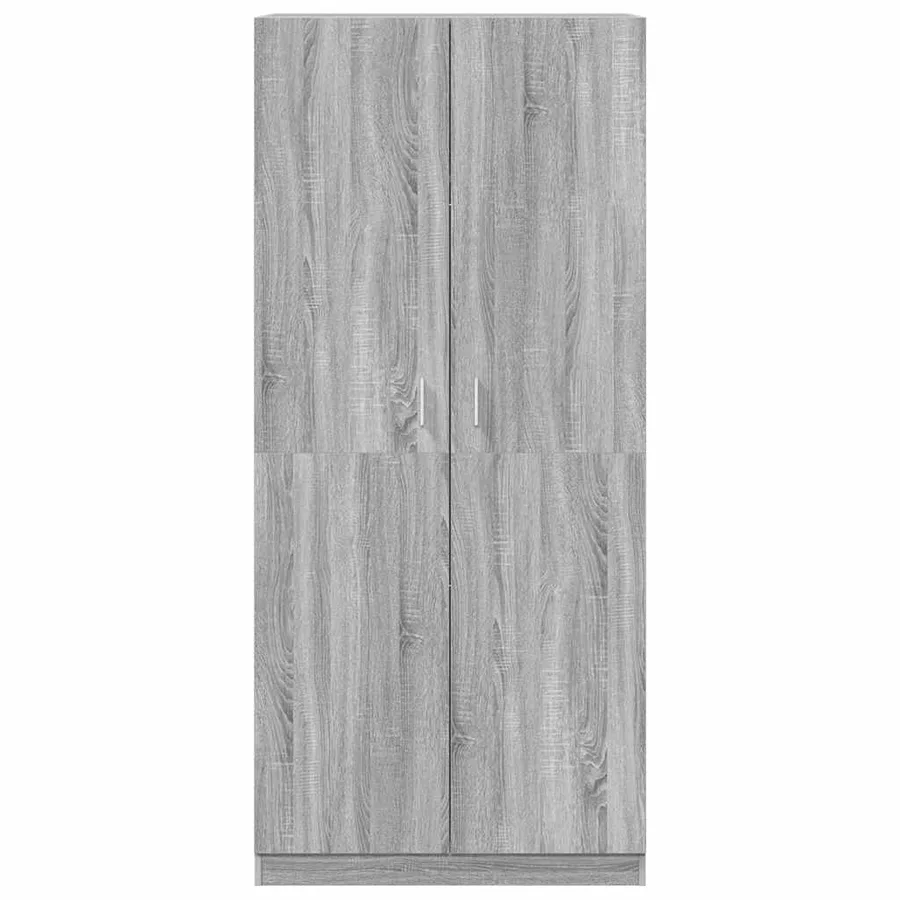 Garde-robe Sonoma gris 90x52x200 cm Bois d'ingénierie - 5