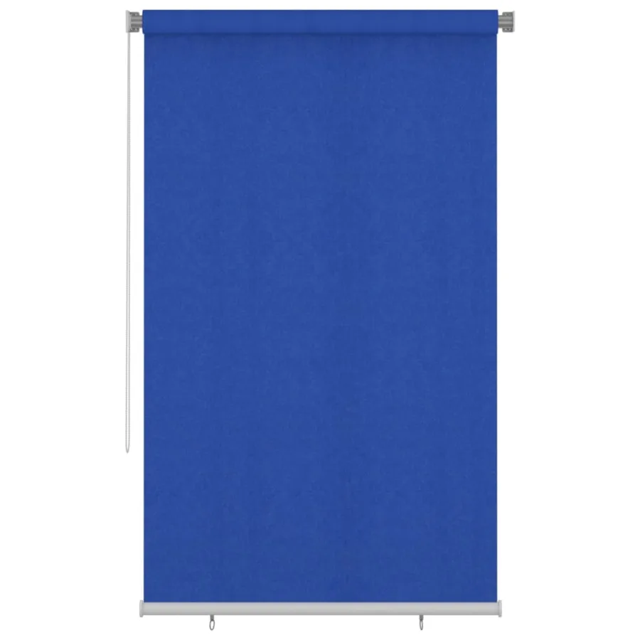 Store roulant d'extérieur 145 (l) x 230 (H) cm bleu HDPE - 2
