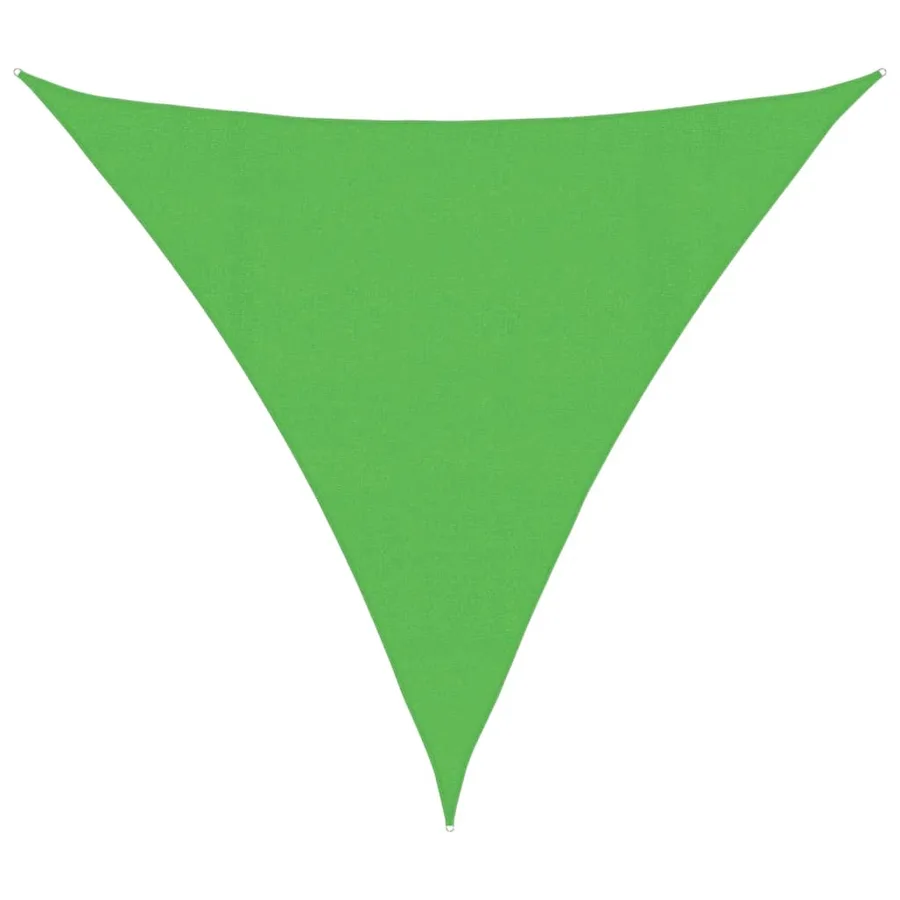 Voile d'ombrage 160 g/m² Vert clair 4,5x4,5x4,5 m PEHD - 2