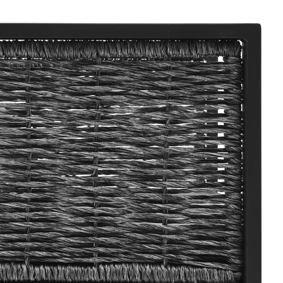 Salon de jardin 7 pcs avec coussins Résine tressée Anthracite - 10