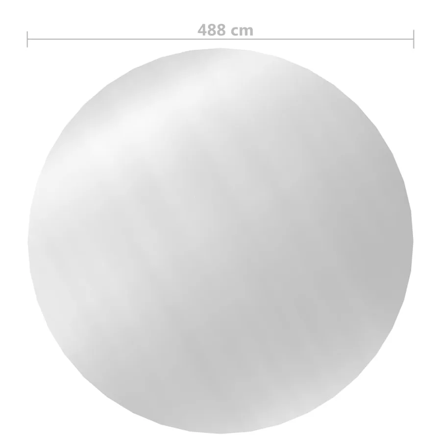 Couverture de piscine Argenté 488 cm PE - 5