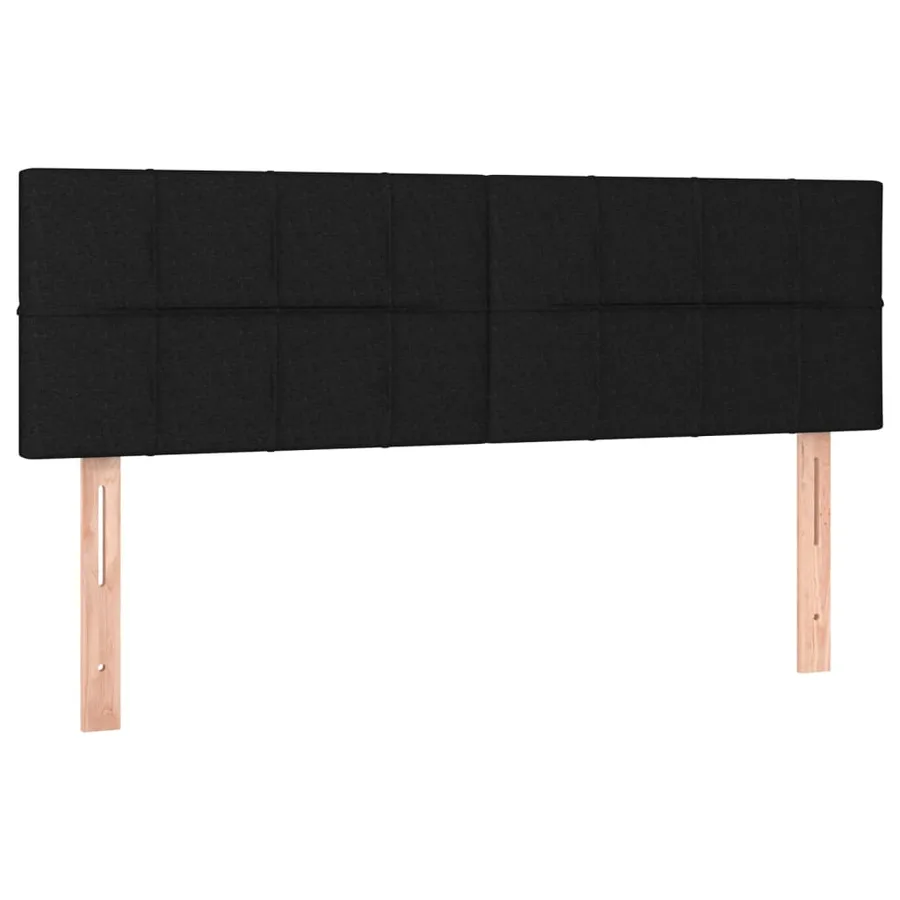 Têtes de lit Noir 144 x 5 x 78/88 cm Tissu - 2