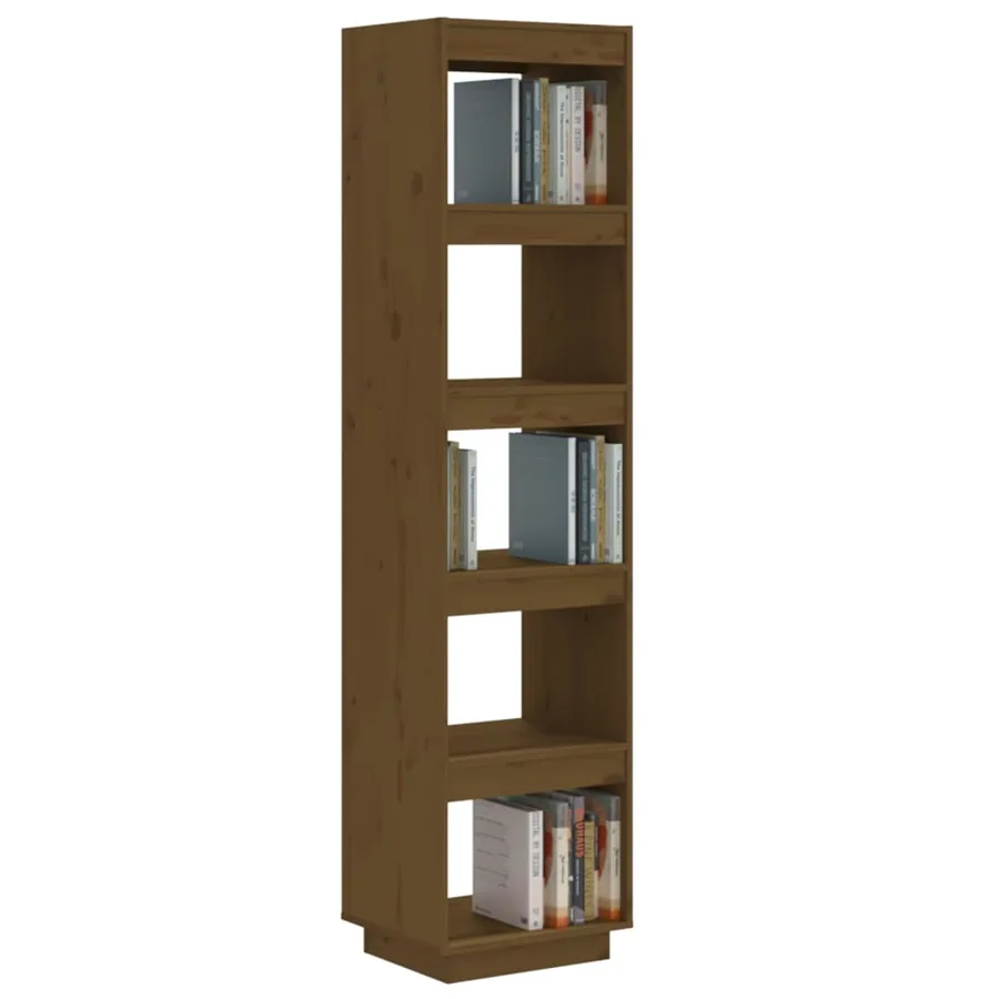 Bibliothèque/Cloison Marron miel 40x35x167 cm Pin solide - 4