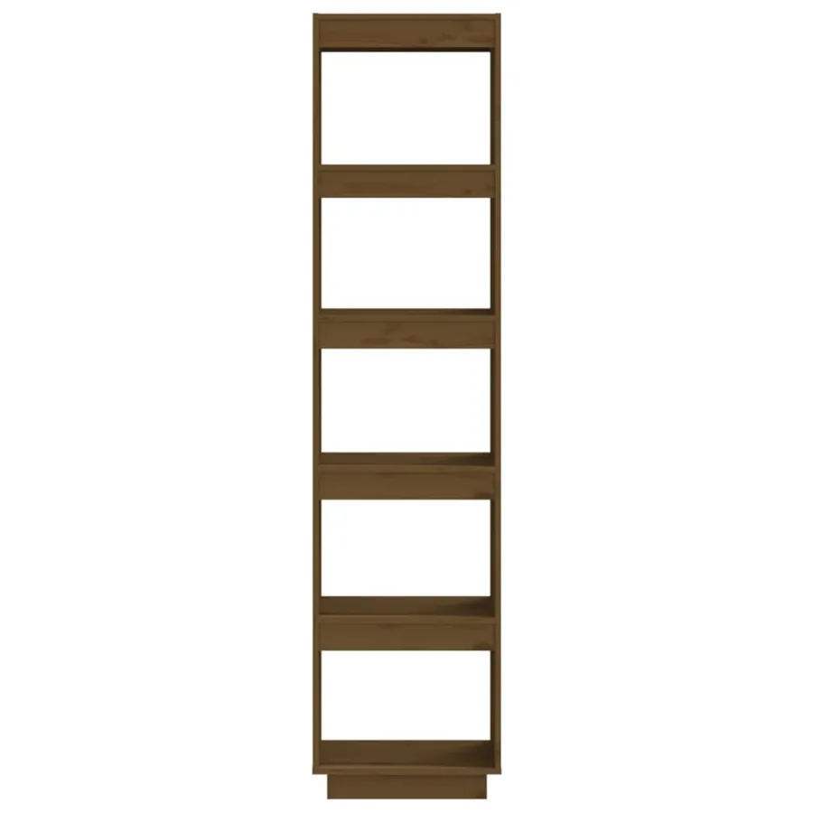 Bibliothèque/Cloison Marron miel 40x35x167 cm Pin solide - 5