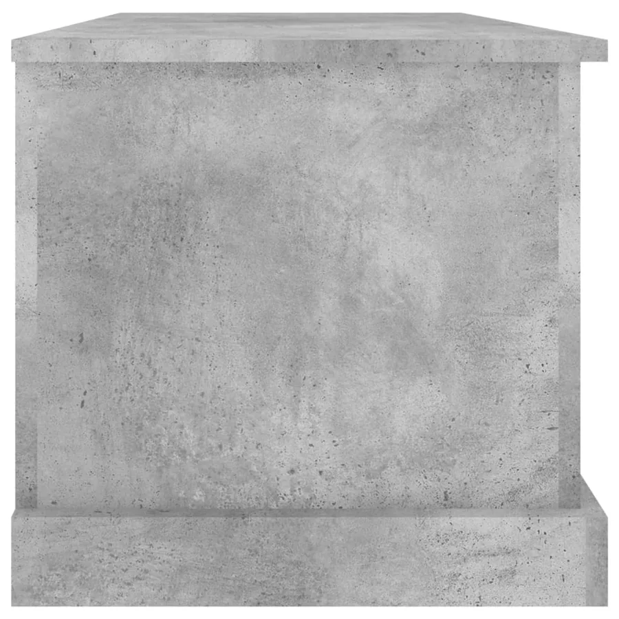 Boîte de rangement gris béton 70x40x38 cm bois d'ingénierie - 6