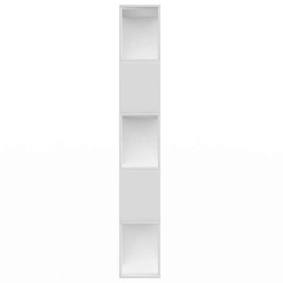 Bibliothèque/Séparateur de pièce Blanc Bois d'ingénierie - 6